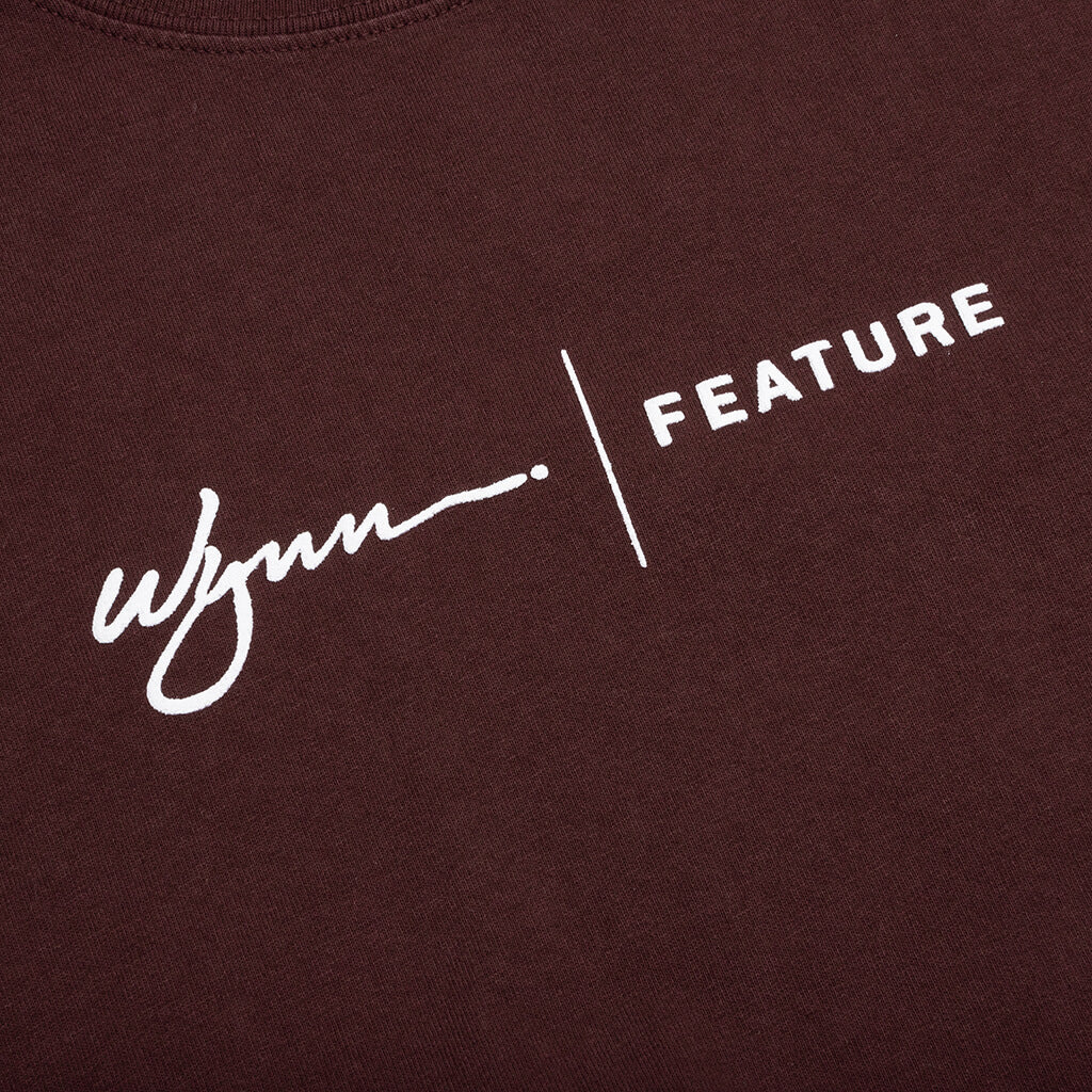 Feature x Wynn Logo Lock Up Tee - Huckleberry - Image 4