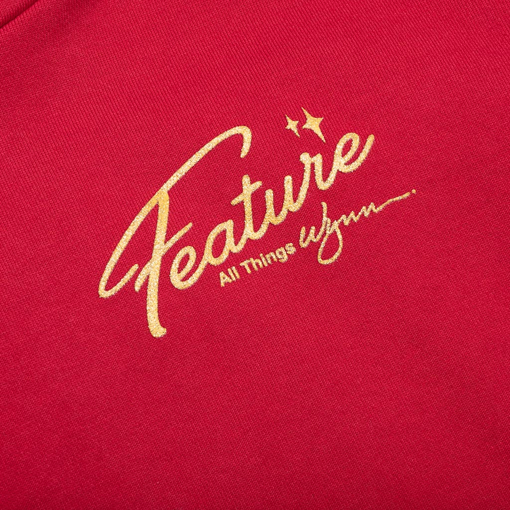 Feature x Wynn Shine Hoodie - Scarlet - Image 4