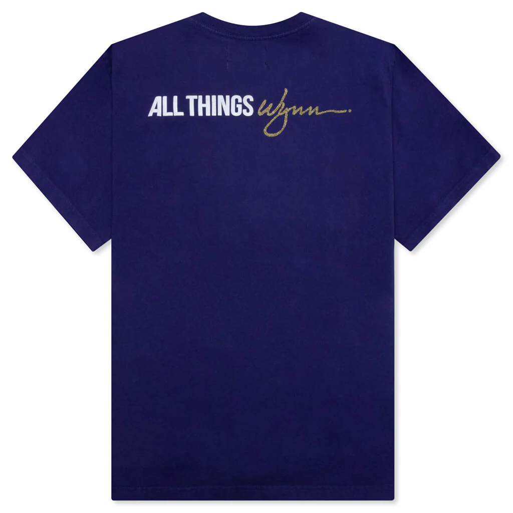 Feature x Wynn Logo Lock Up Tee - Astral Aura Blue - Image 2