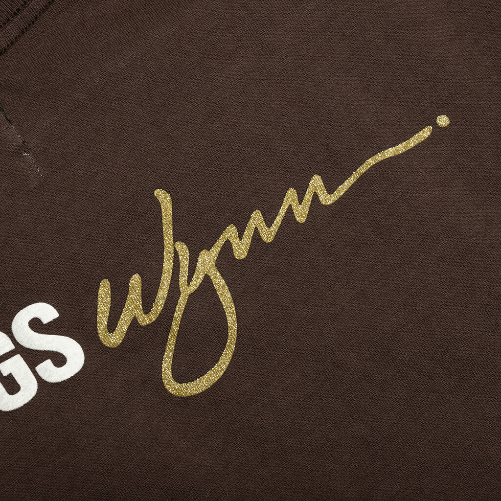 Feature x Wynn Logo Lock Up Tee - Bitter Chocolate - Image 5