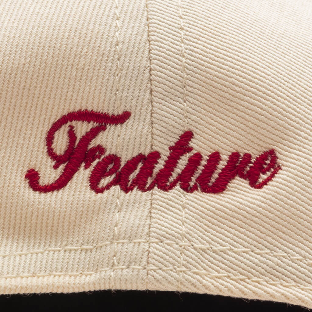 FEATURE x '47 Brand ‘LV’ Bones Two Tone - Natural/Red - Image 5