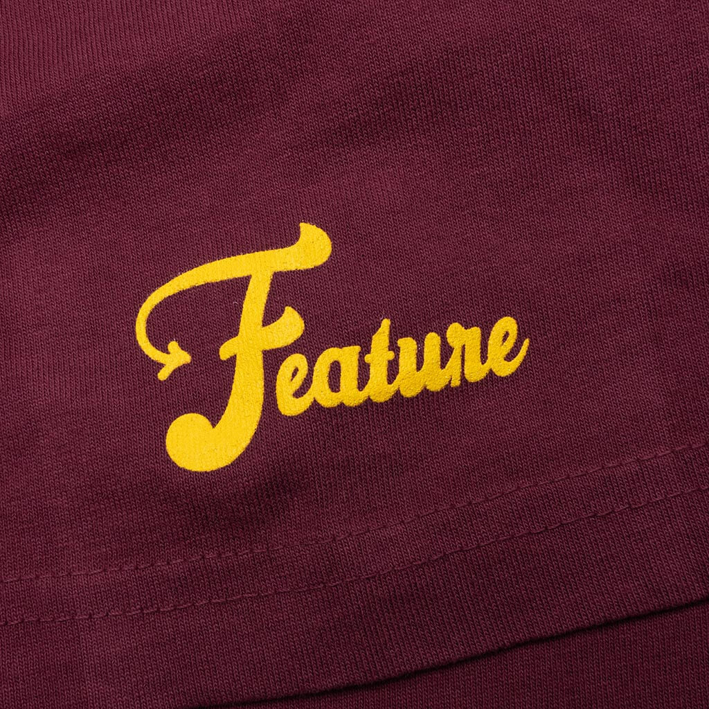 Feature x ASU Crest Tee - Maroon - Image 4