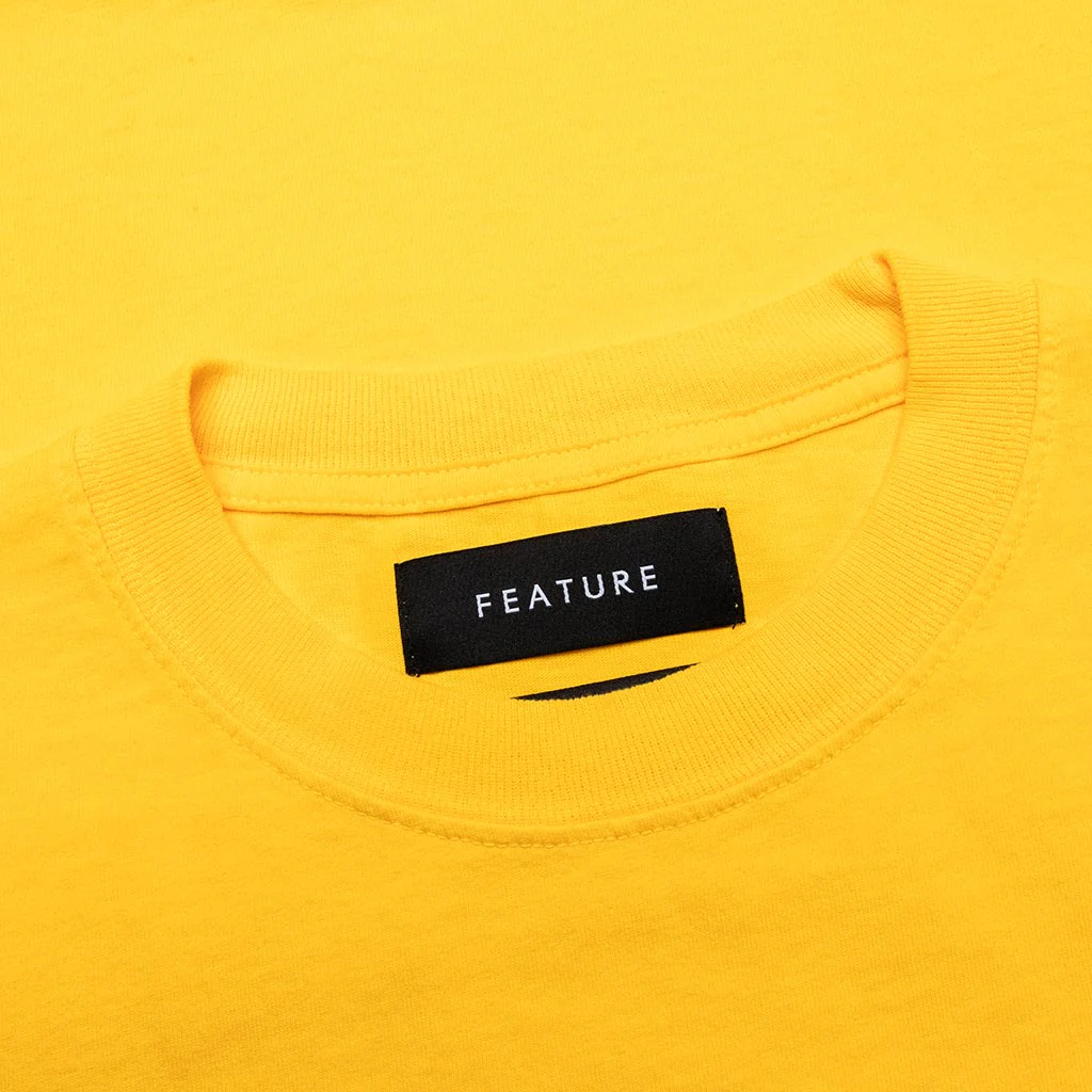 Feature x ASU Crest Tee - Spectra Yellow - Image 3