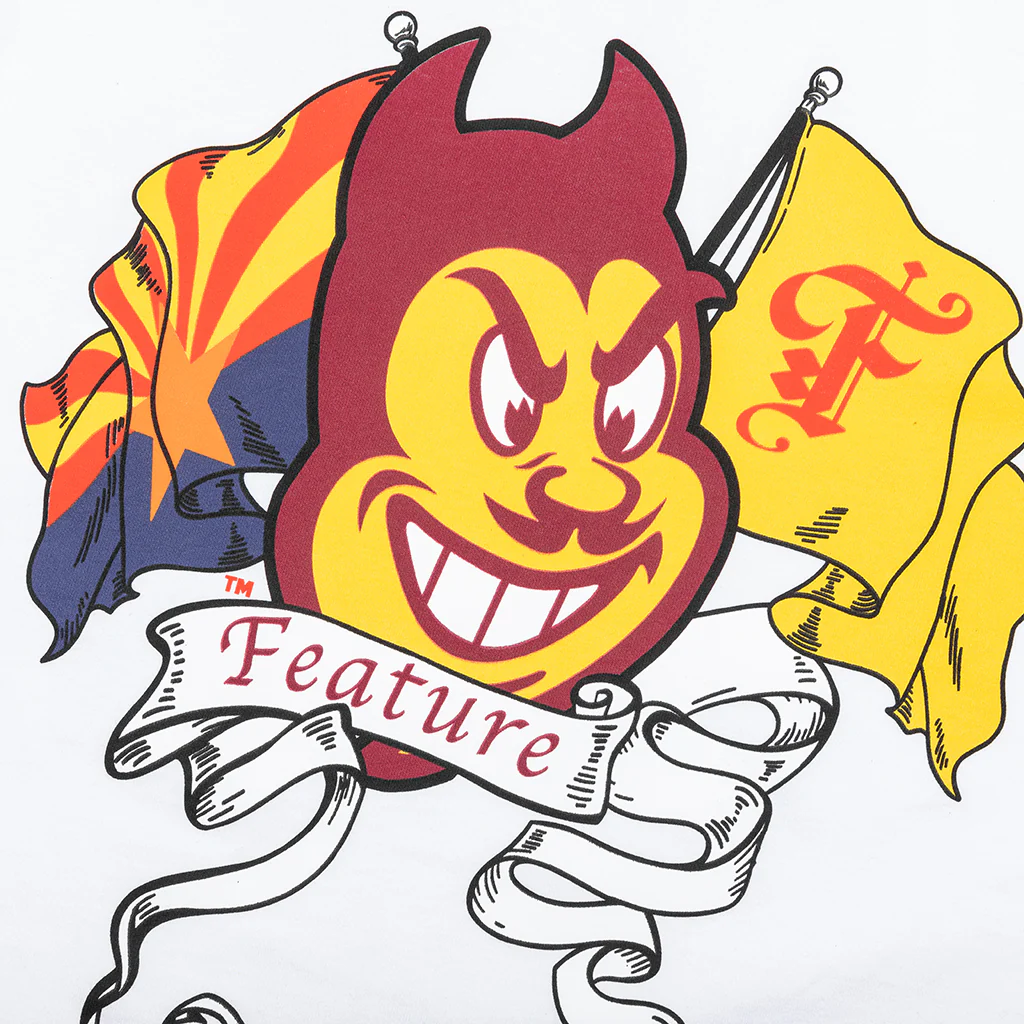 Feature x ASU Flag Tee - White - Image 5