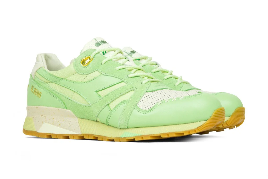 Feature x Diadora N9000 'Pistacchio' - Lake Green - Image 2