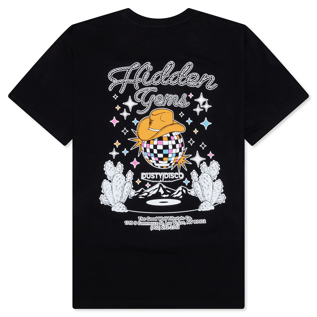 FEATURE x Good Wolf x Let's Be Friends Tee - Black - Image 2