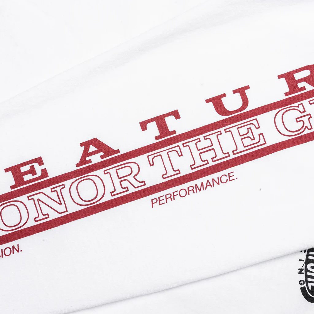 Feature x Honor The Gift Fastest Rides L/S Tee - White - Image 4