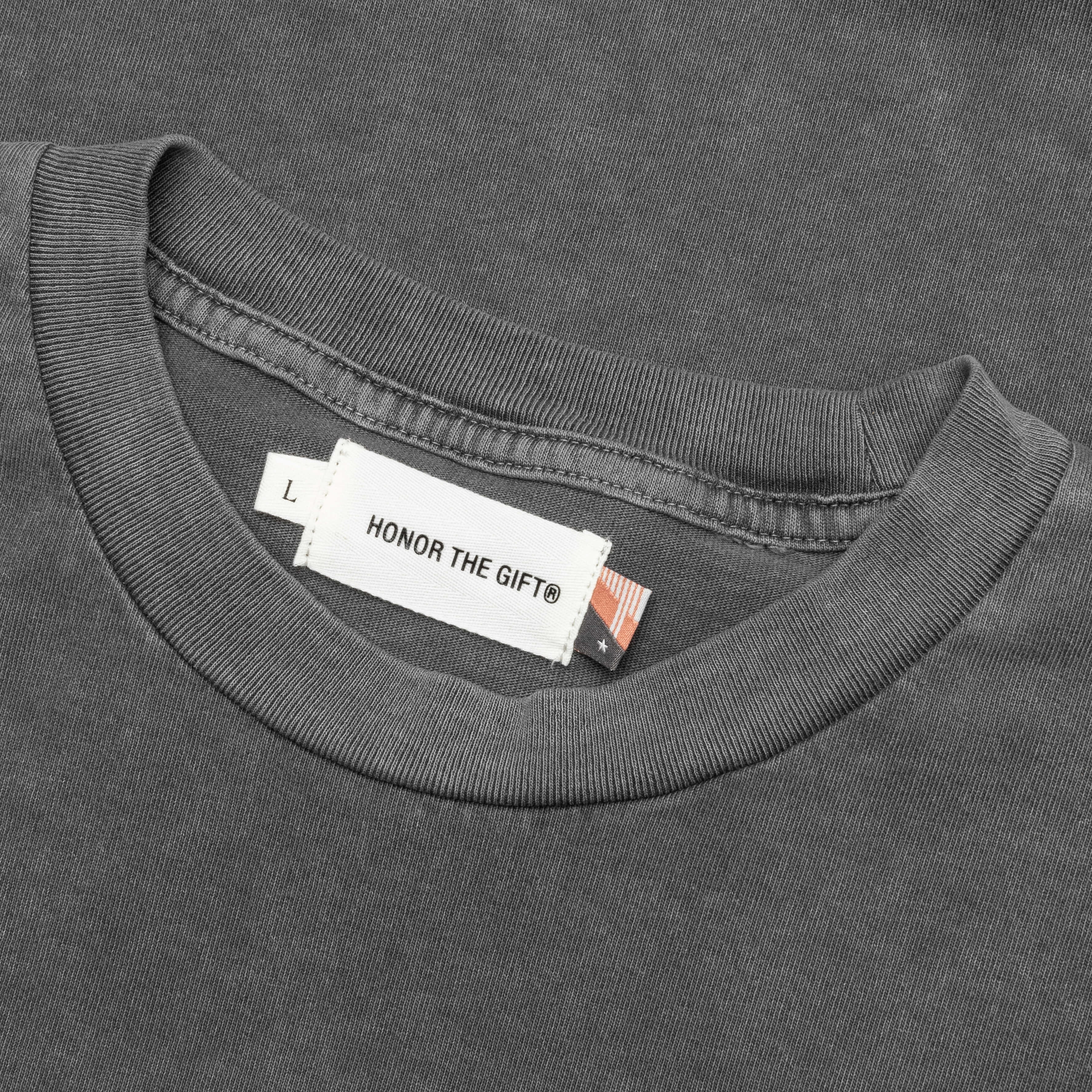 Feature x Honor The Gift Precision Graphic Tee - Faded Black - Image 3