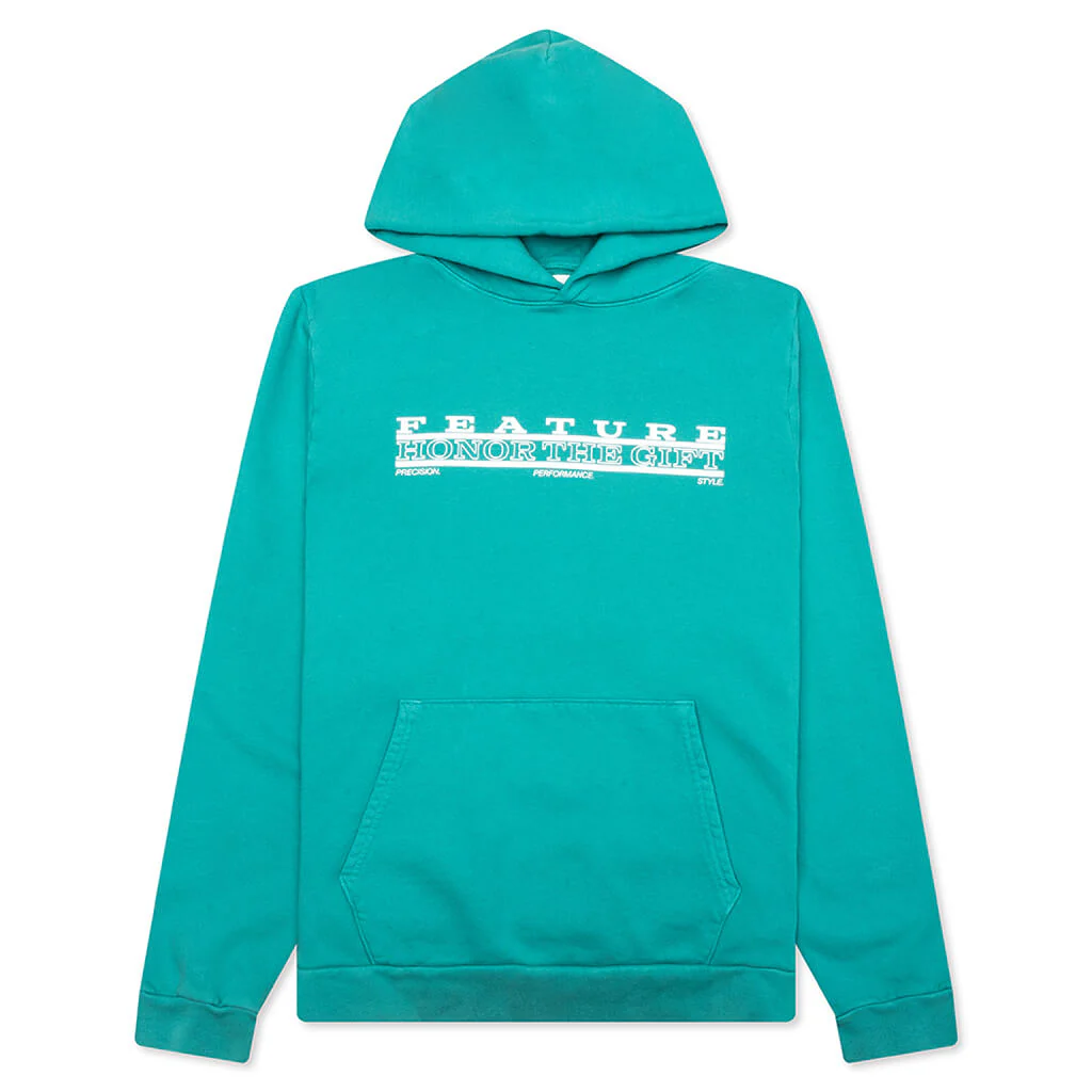 Feature x Honor The Gift Racing Club Hoodie - Vintage Green