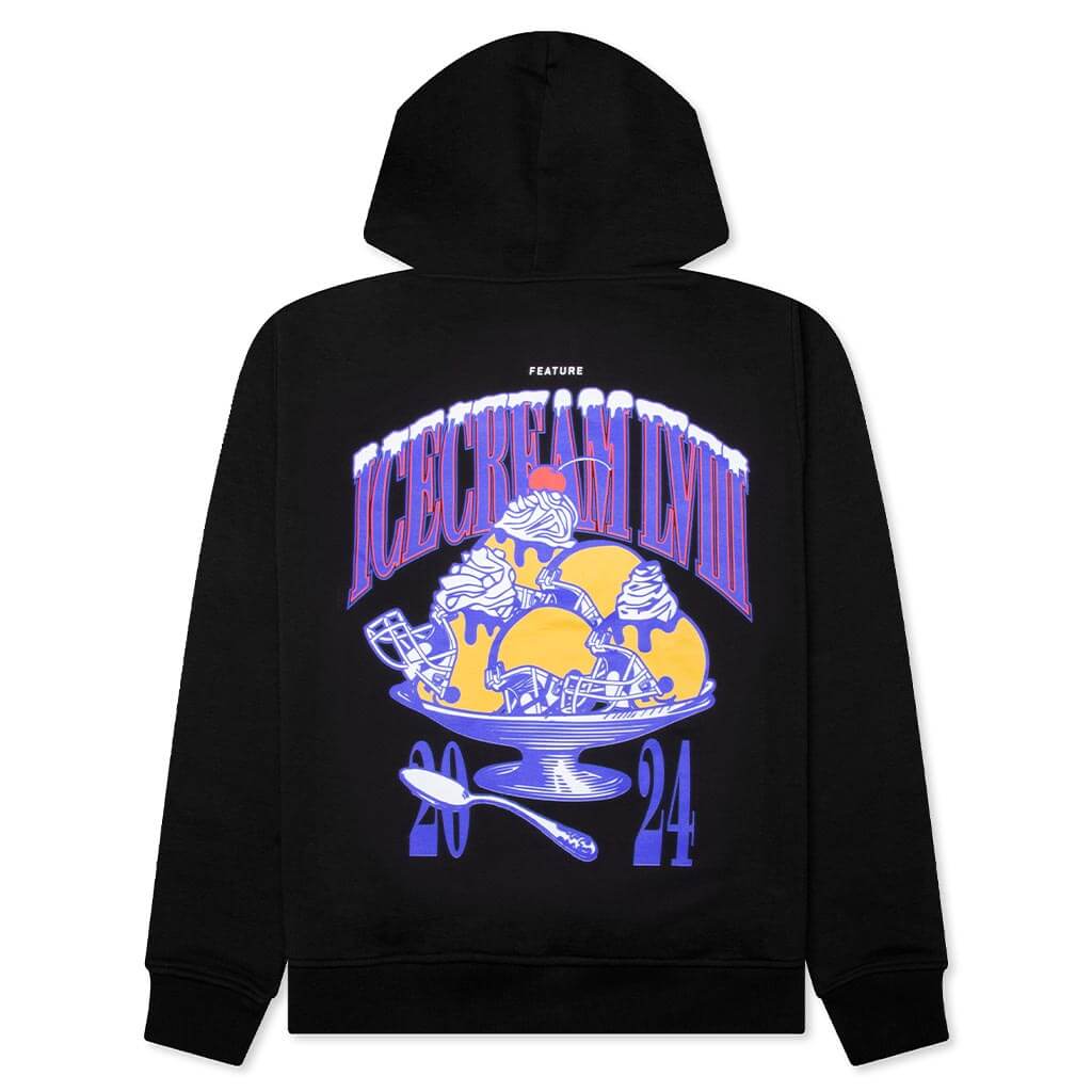 Feature x Icecream Super Bowl Hoodie - Black - Image 2