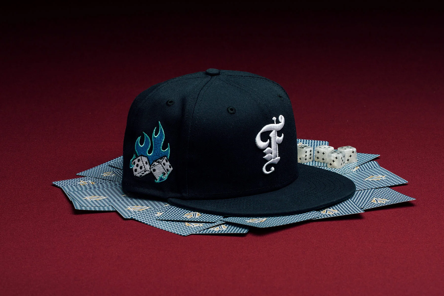 Feature x New Era Flaming Dice 59FIFTY Fitted - Feature F - Image 7