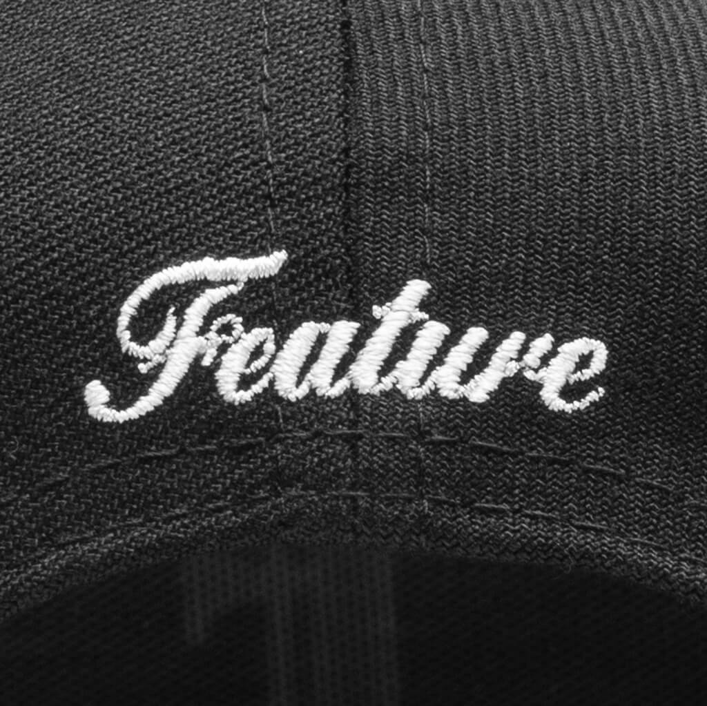 FEATURE x New Era 9Fifty A-Frame Old English F Snapback - Black - Image 5
