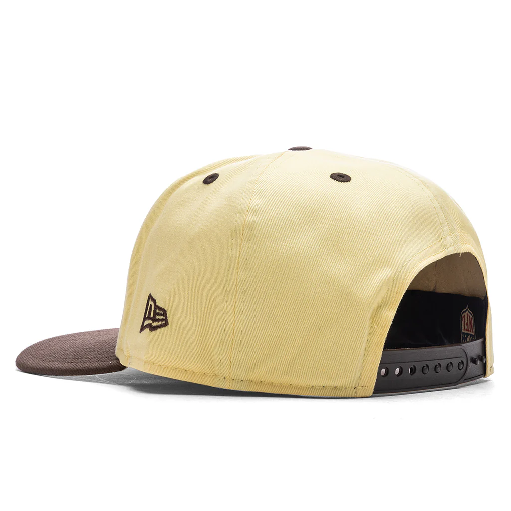 Feature x New Era 9FIFTY A-Frame Snapback Las Vegas Raiders - Soft Yellow/Walnut - Image 4