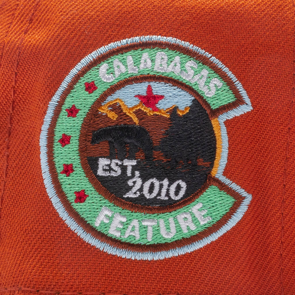 Feature x New Era Calabasas 59FIFTY Fitted - Fight Orange - Image 6