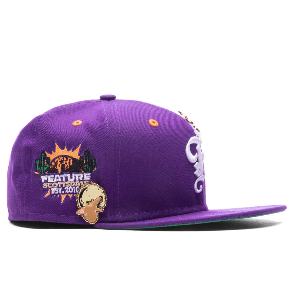 Feature x New Era Scottsdale 59FIFTY Fitted - Dark Purple - Image 3