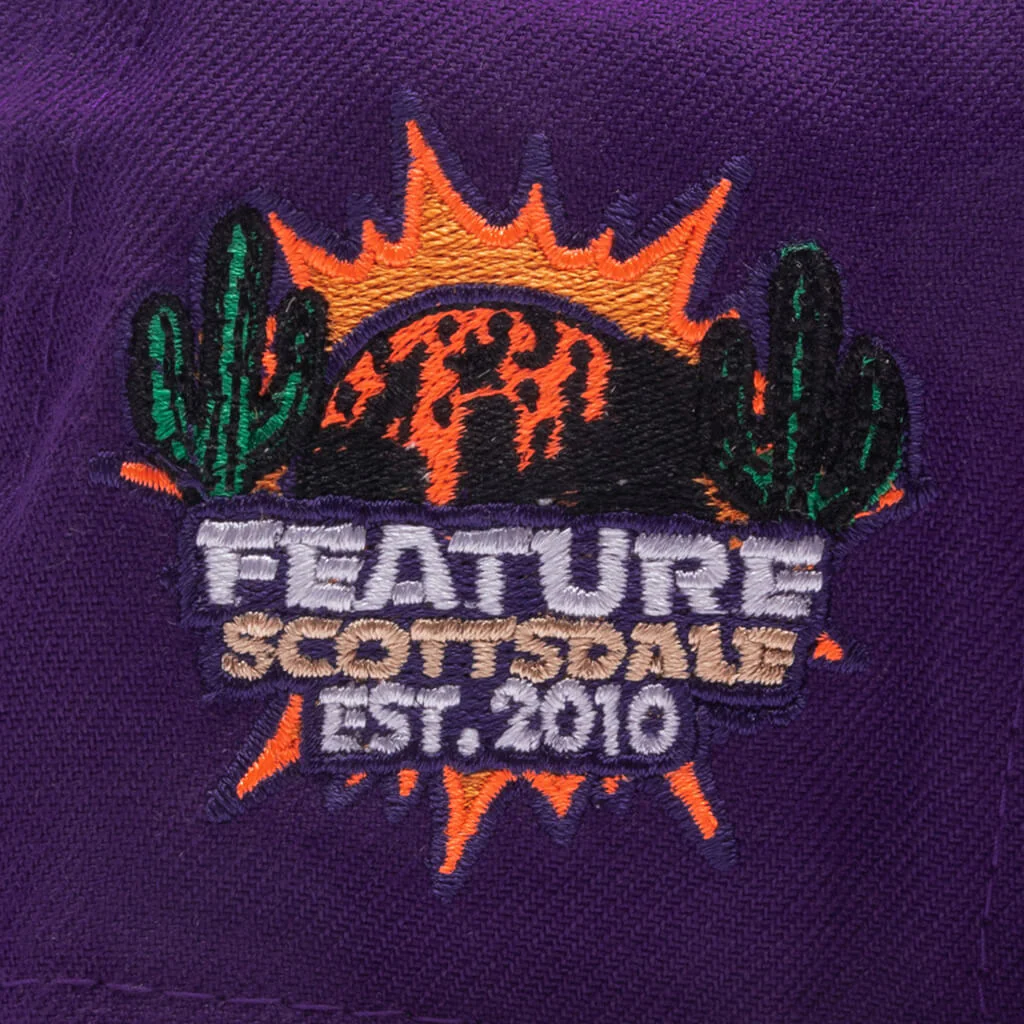 Feature x New Era Scottsdale 59FIFTY Fitted - Dark Purple - Image 5
