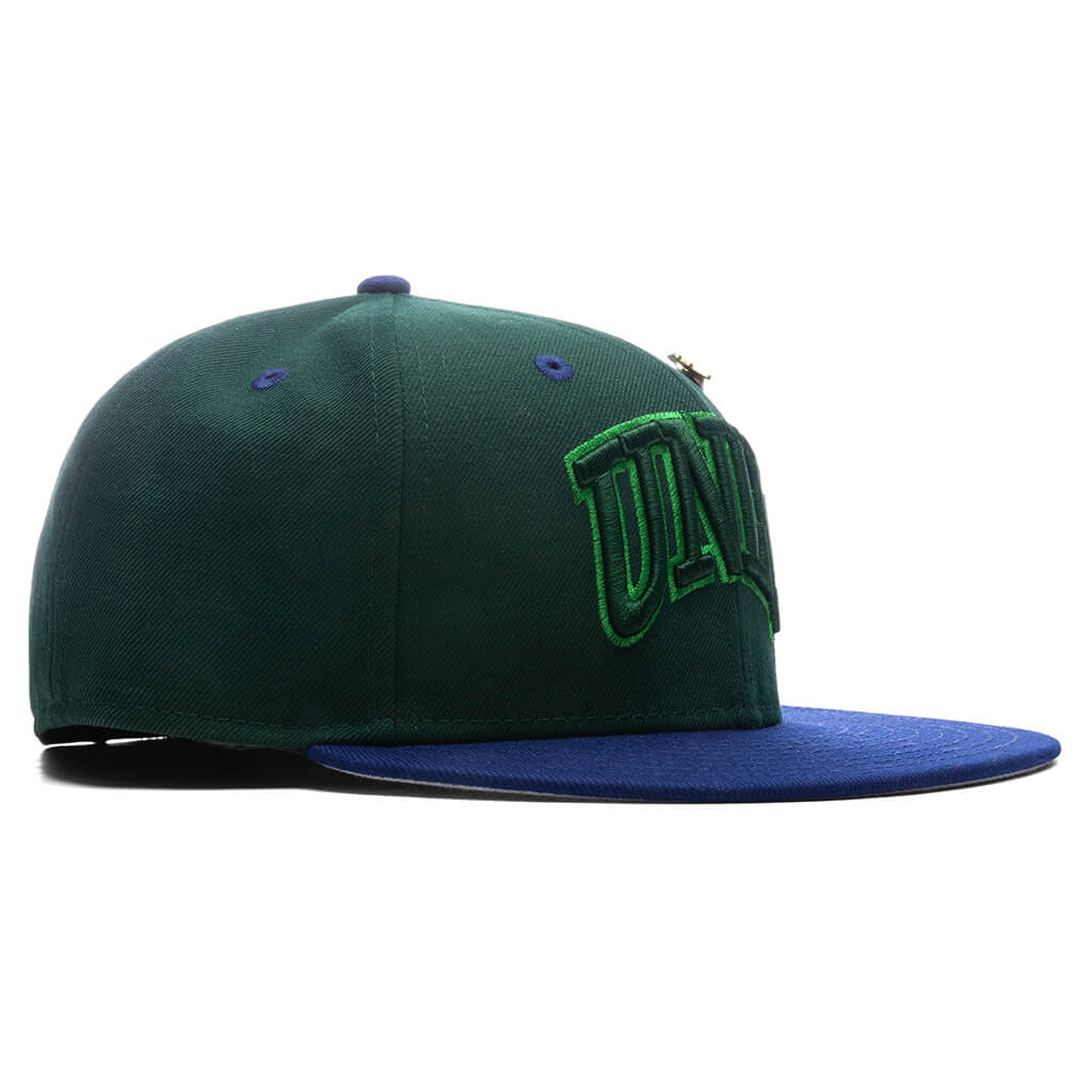 Feature x New Era "Timepiece" UNLV Rebels Fitted - Green/Royal - Image 3