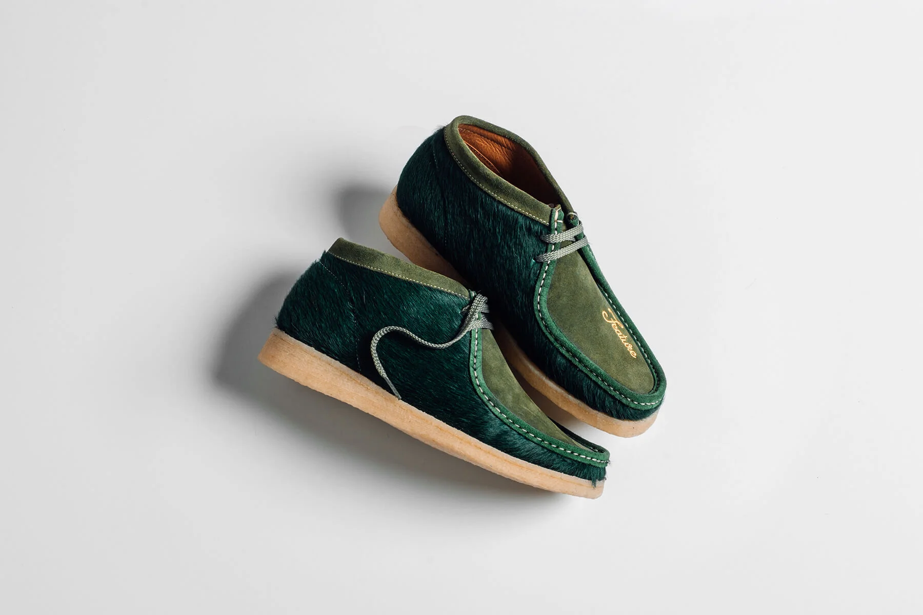 Feature x Padmore & Barnes P404 Original Boot - Green/Green - Image 7