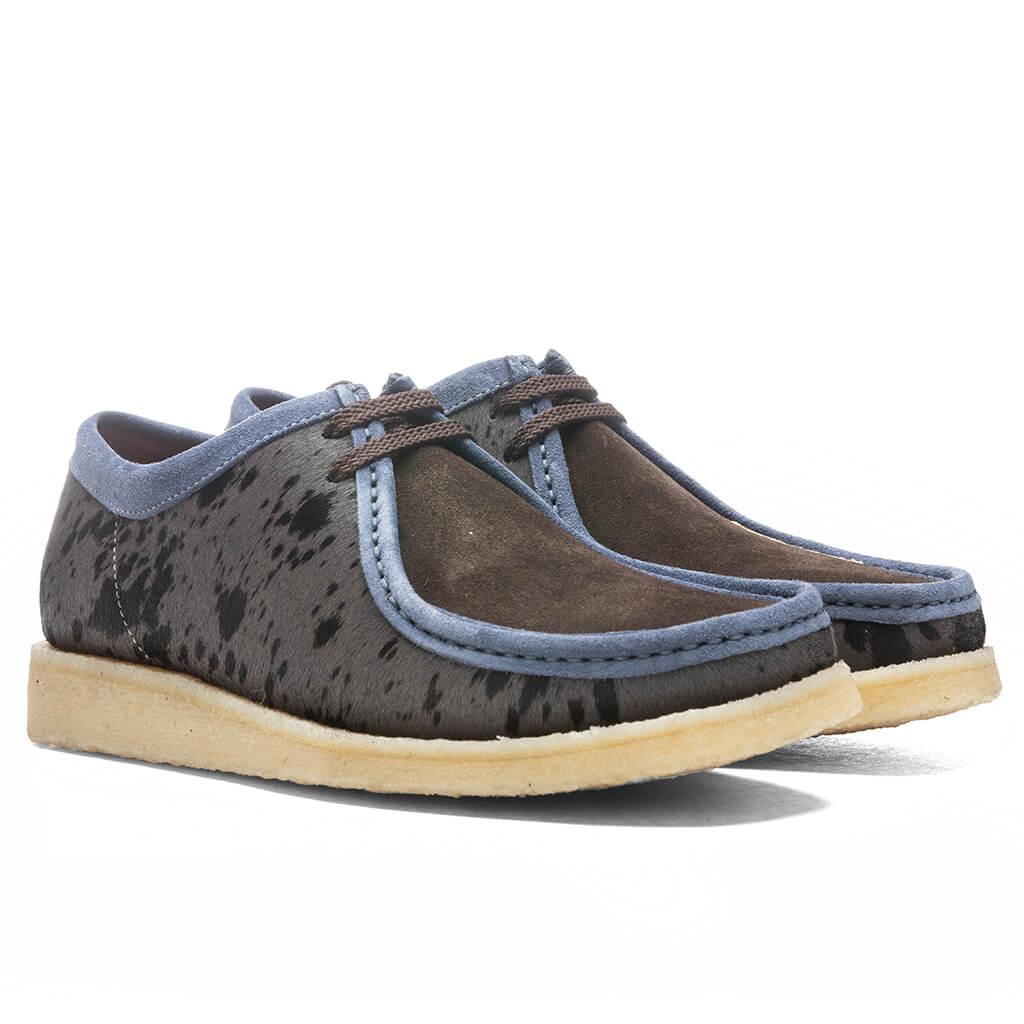 Feature x Padmore & Barnes P204 Original Low Top - Animal/Grey/Navy - Image 2