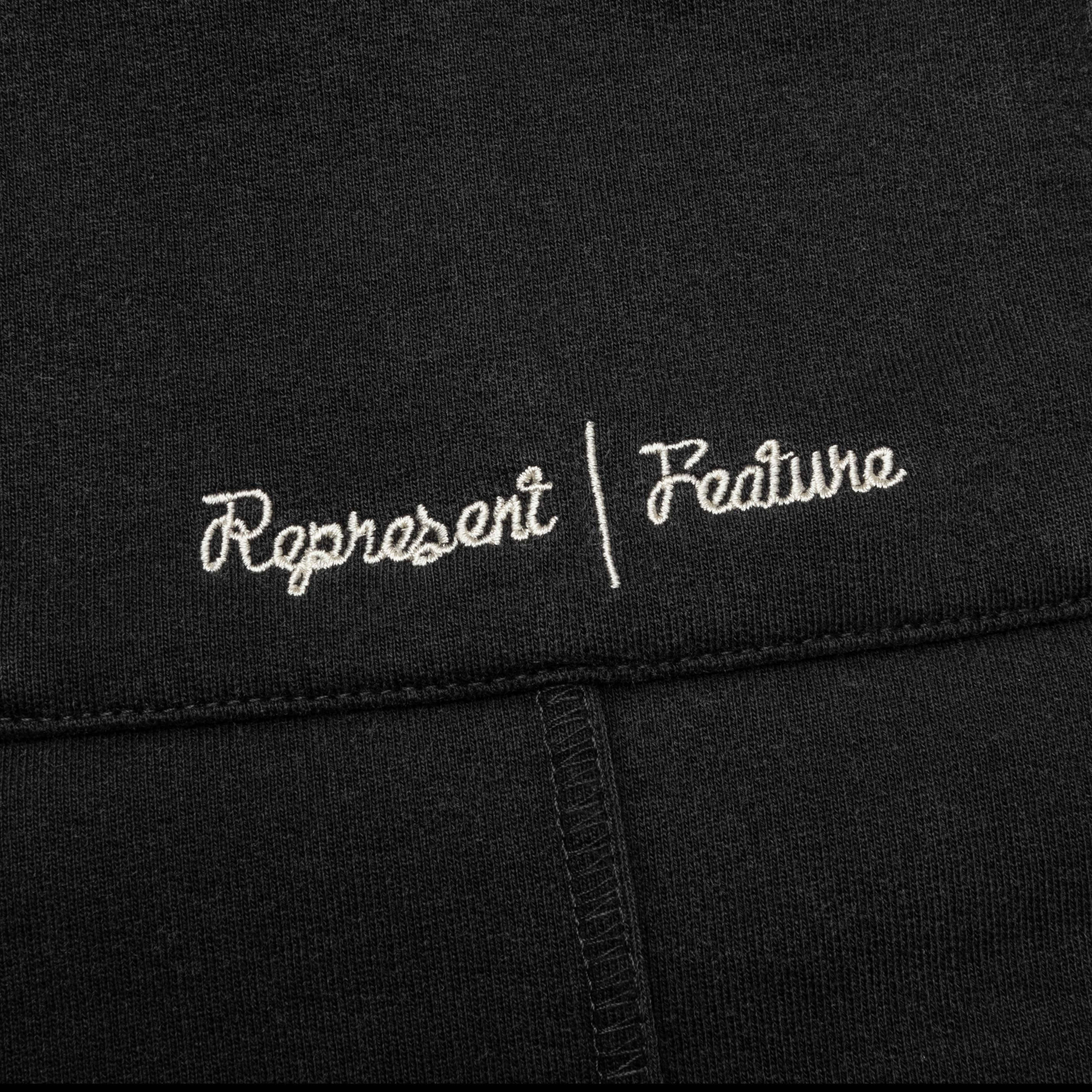 Feature x Represent Step Hem Sweatpants - Stained Black - Image 7