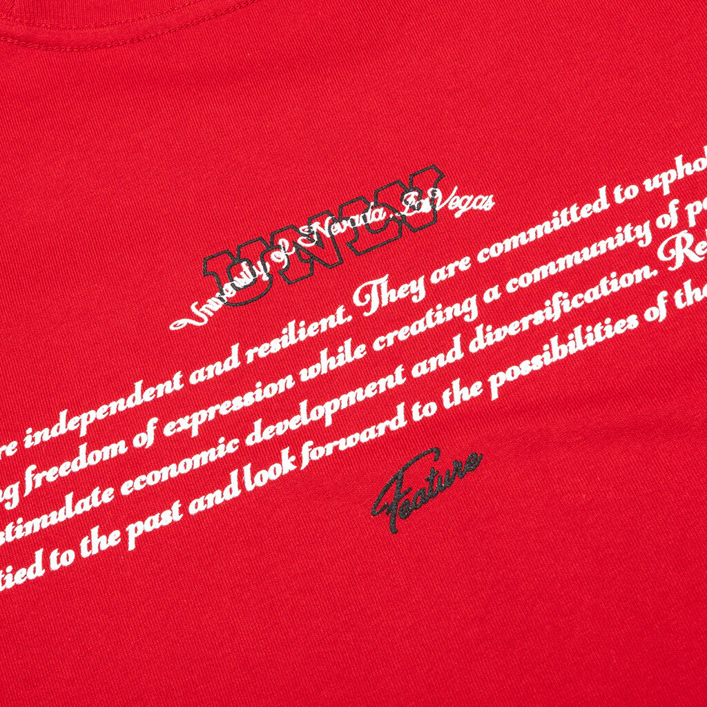 Feature x UNLV Chrome Rebels Tee - Red - Image 4