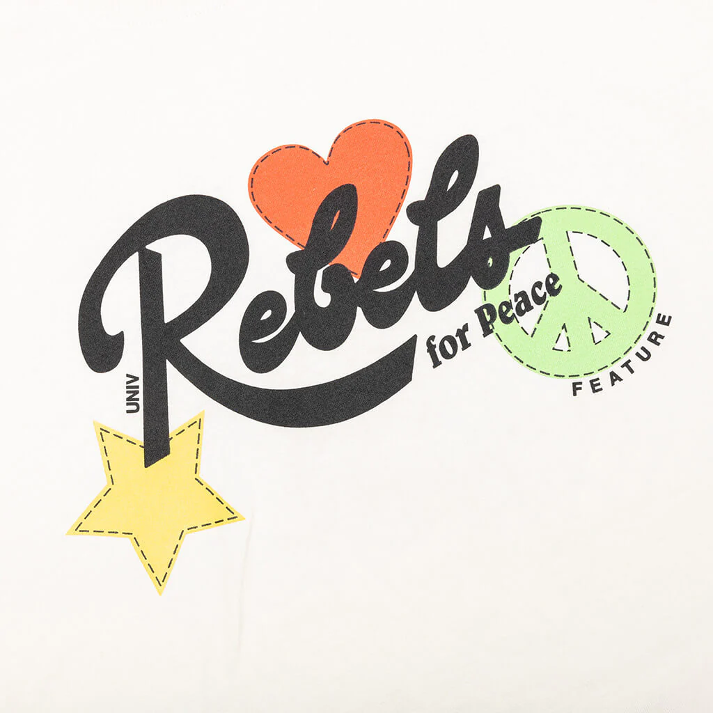 Feature x UNLV Rebel For Peace Tee - Cannoli Cream - Image 4