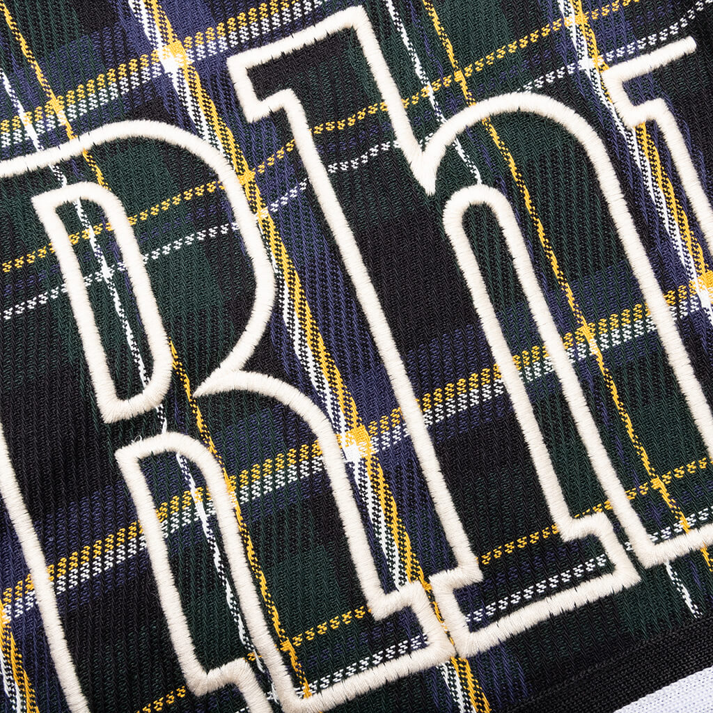 Flannel Court Logo Short - Multi/Green - Image 5