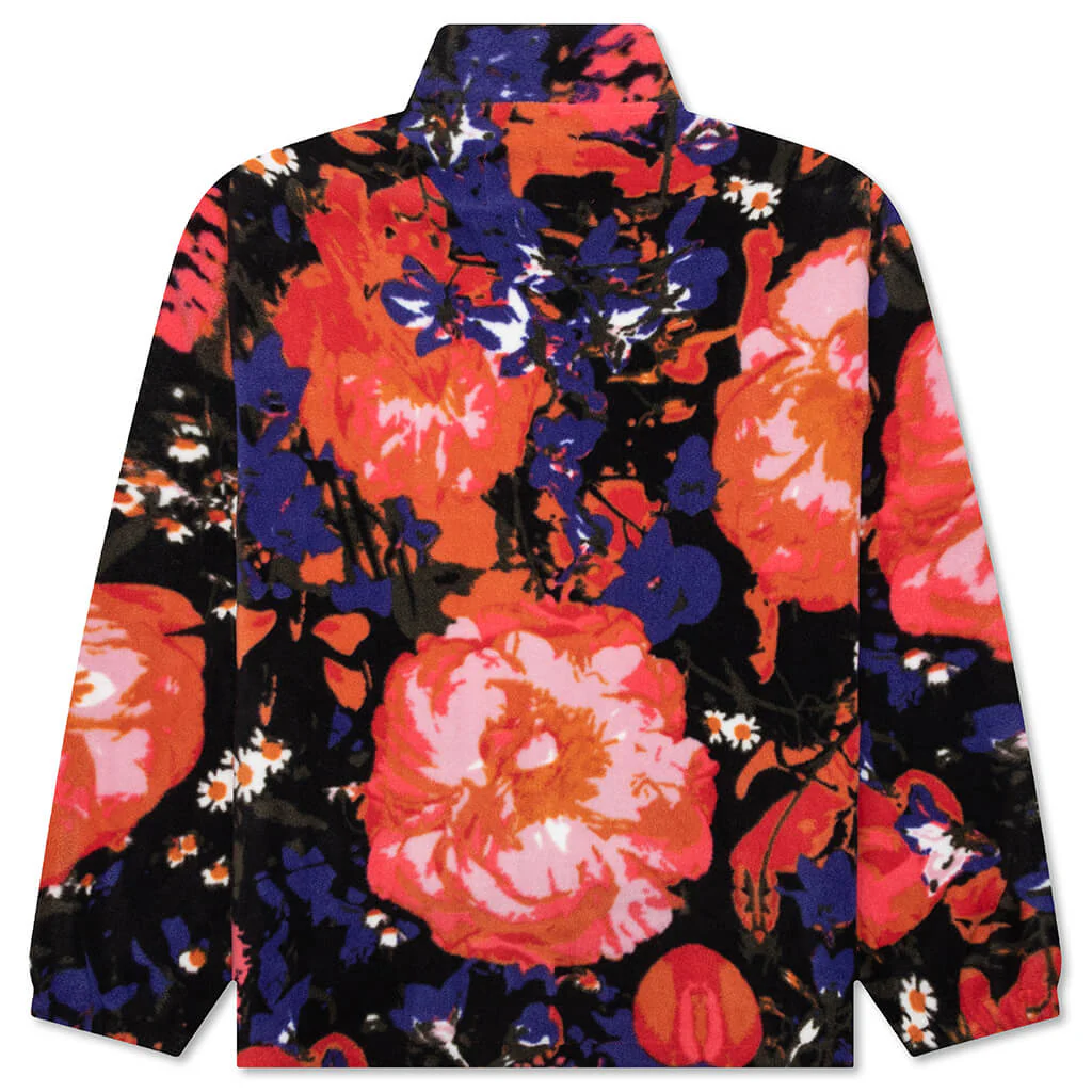 Fleece Floral Jacket - Multi - Image 2