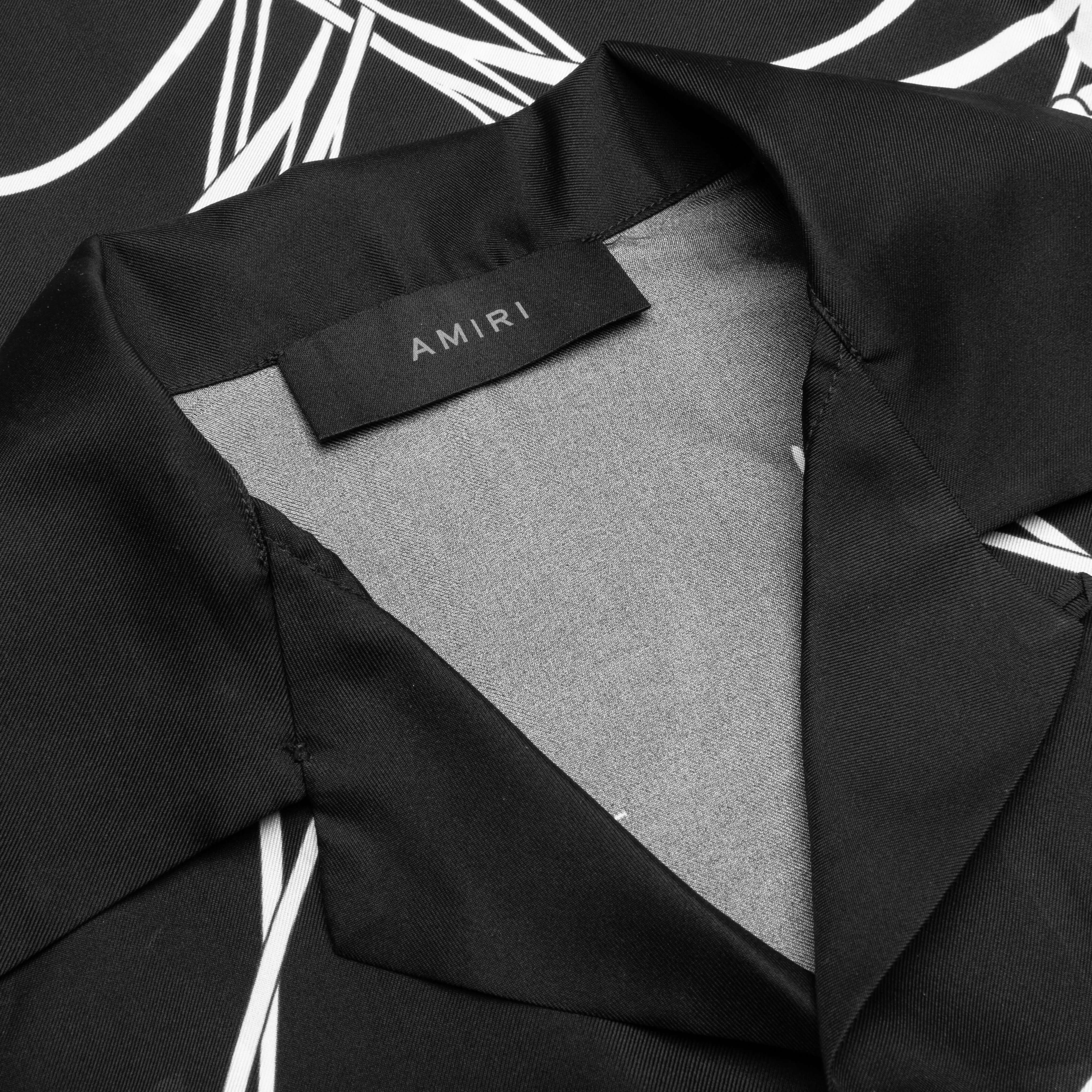 Floral Bowling Shirt - Black - Image 3