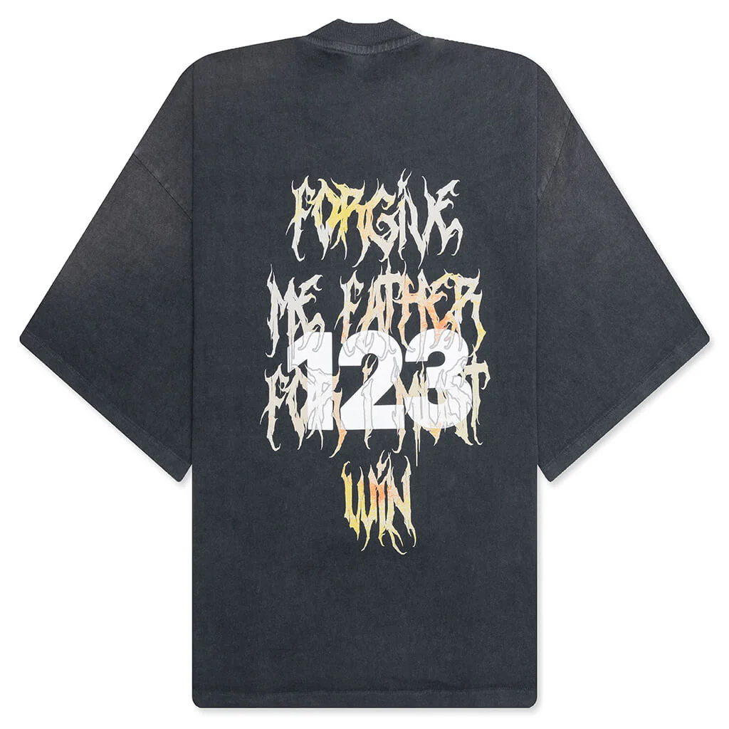 Forgive Me Vintage S/S Tee - Vintage Black - Image 2