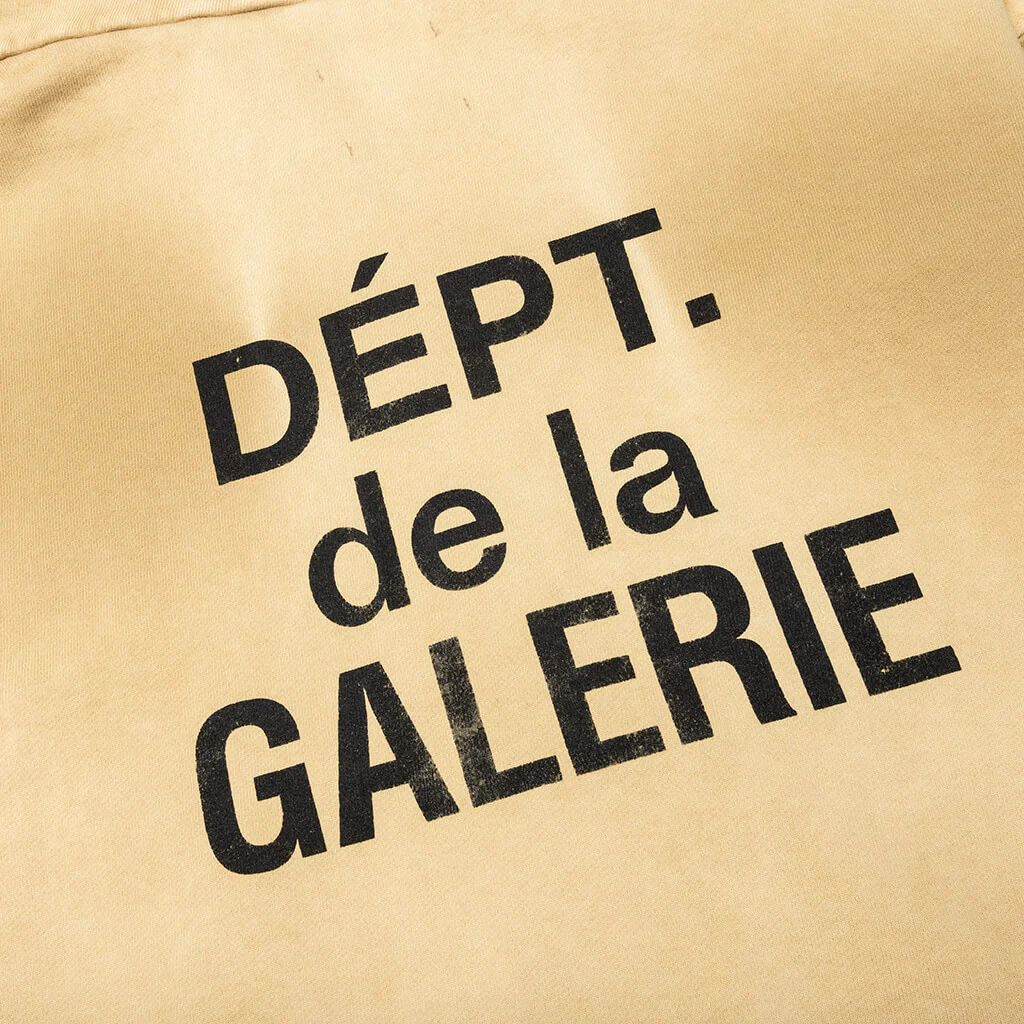 French Zip Hoodie - Tan - Image 5