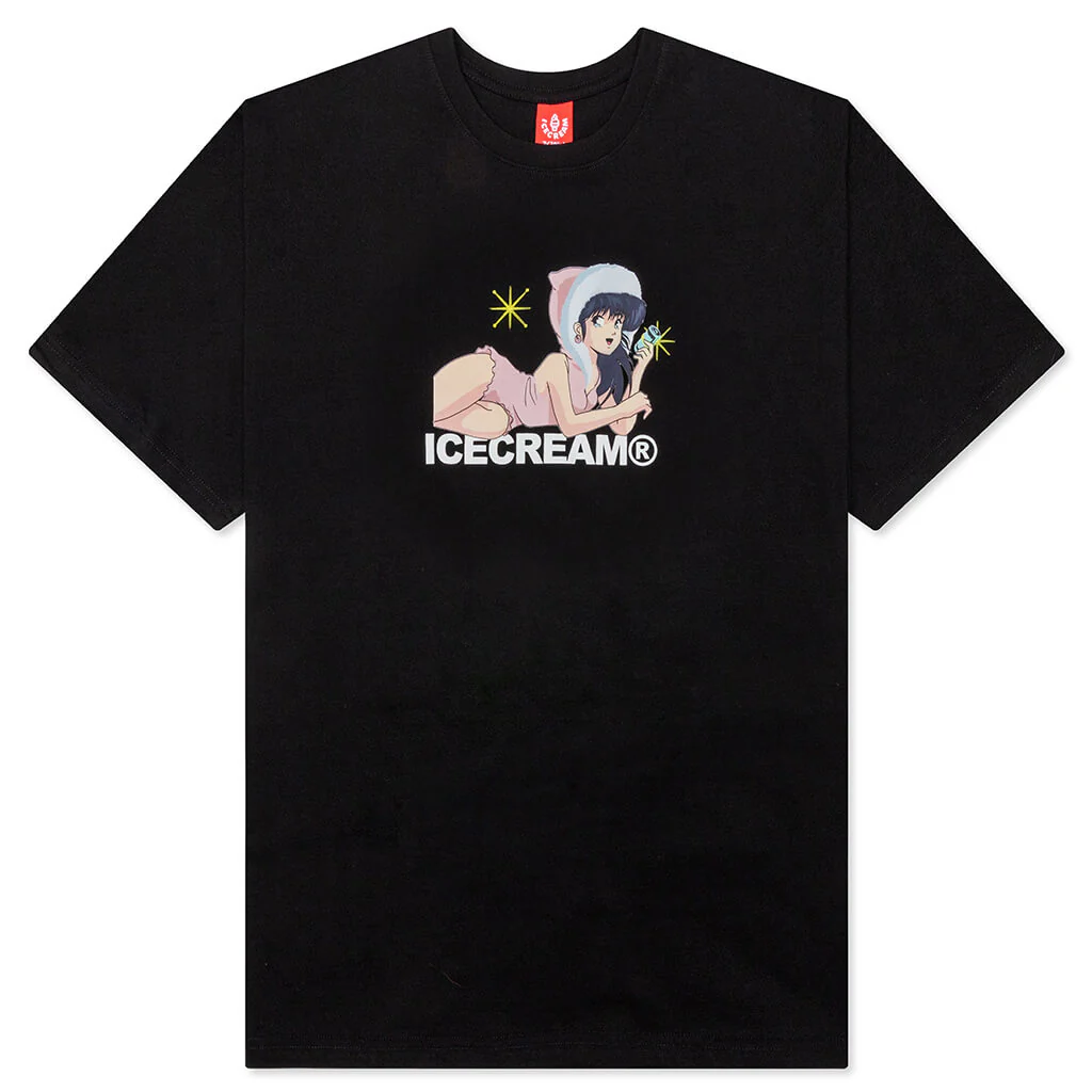 Fur Coat S/S Tee - Black