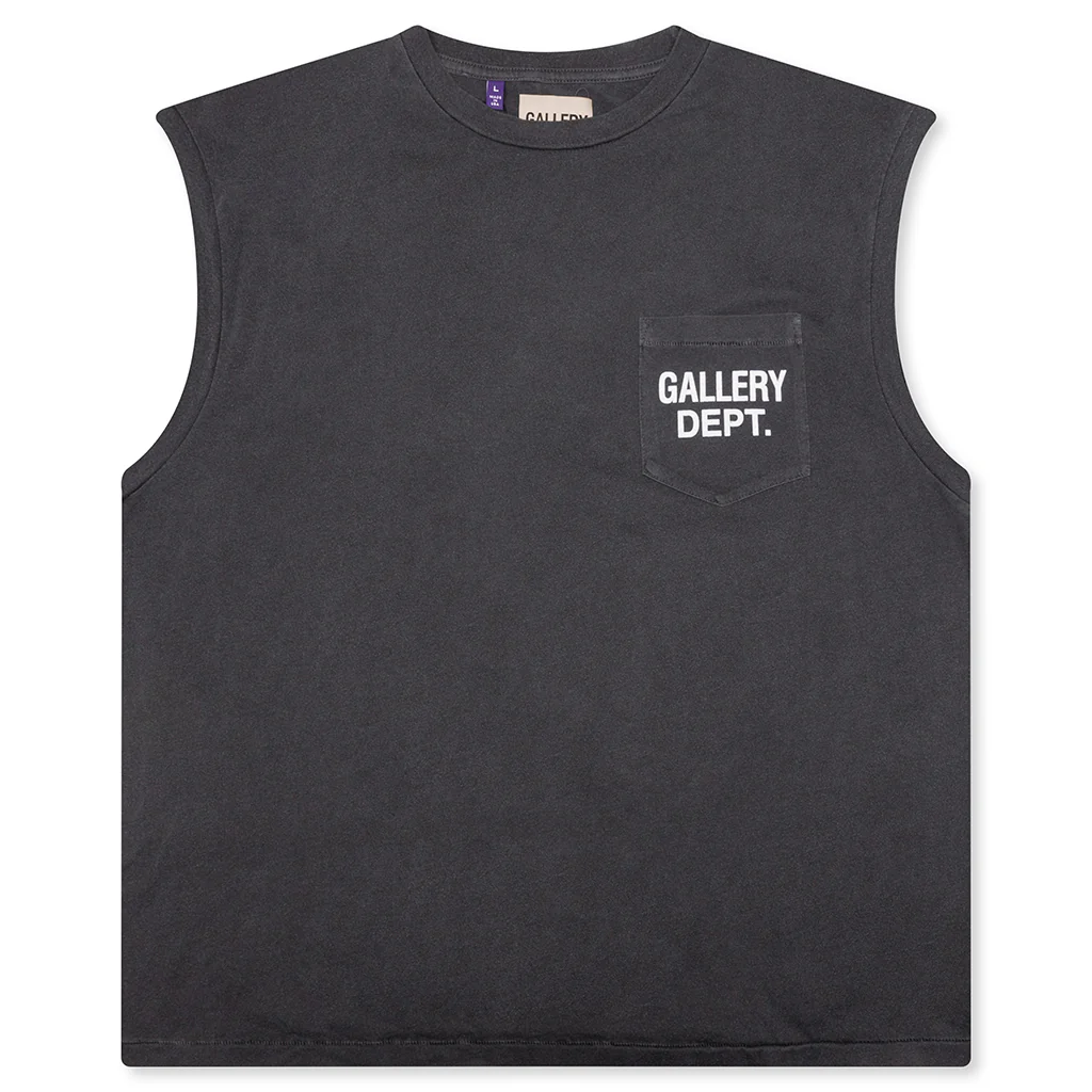 Augi Sleeveless Tee - Vintage Black