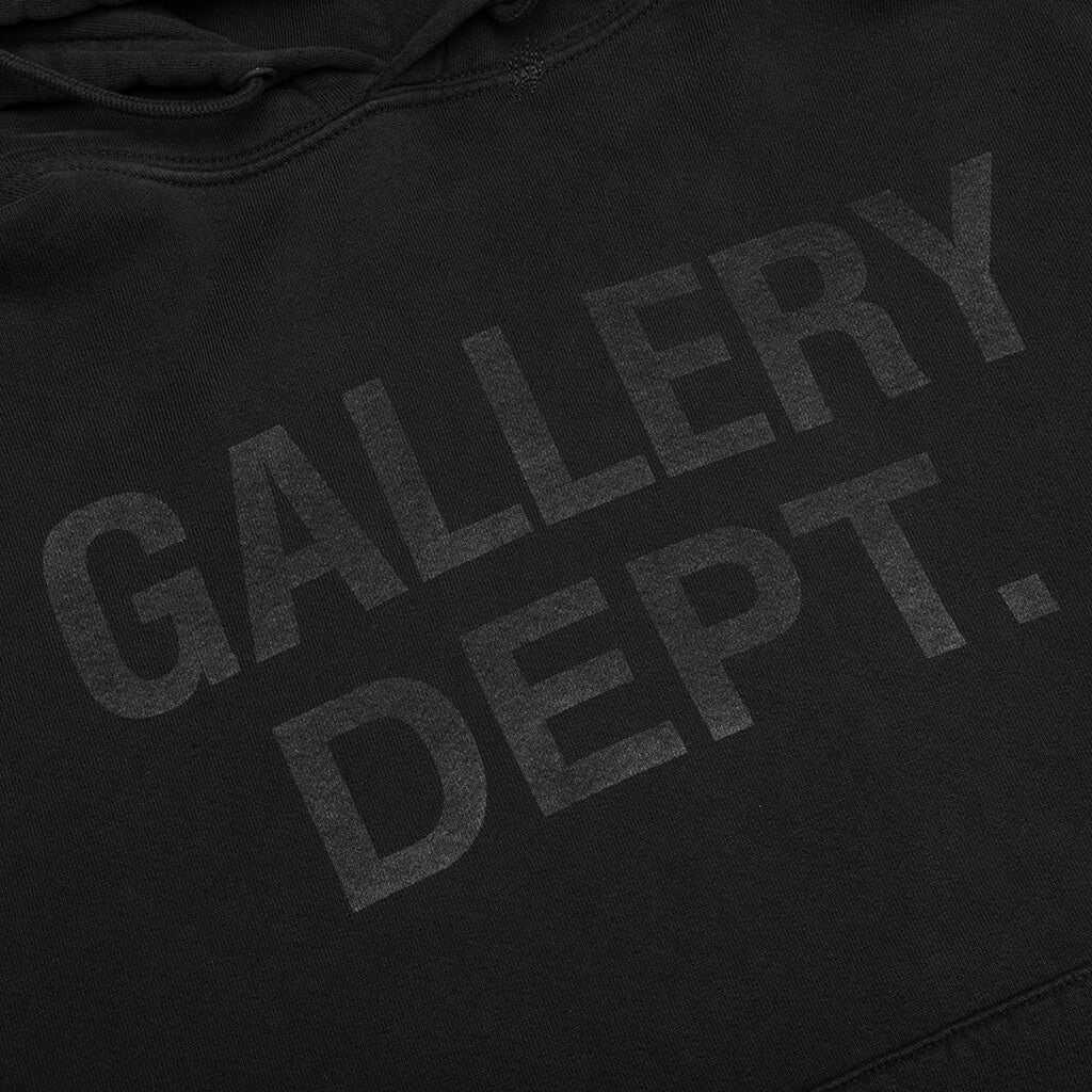 Center Logo Hoodie - Black - Image 3