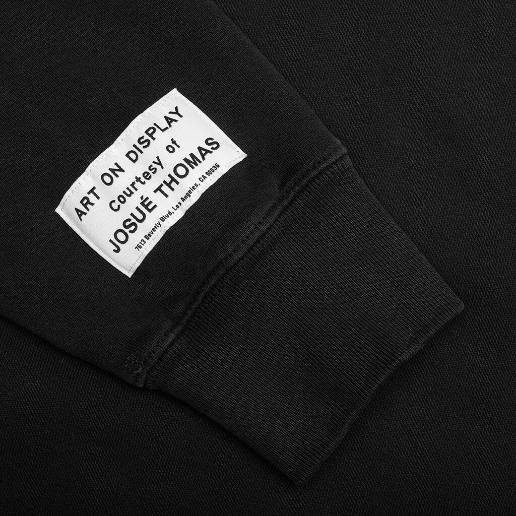 Center Logo Hoodie - Black - Image 4