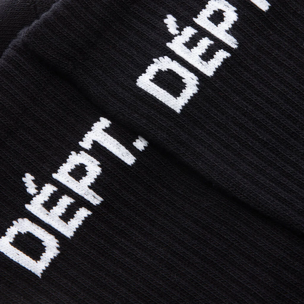 Dépt. Socks - Black - Image 2