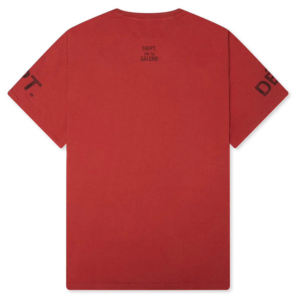 Dépt Swat Tee - Dusty Red - Image 2