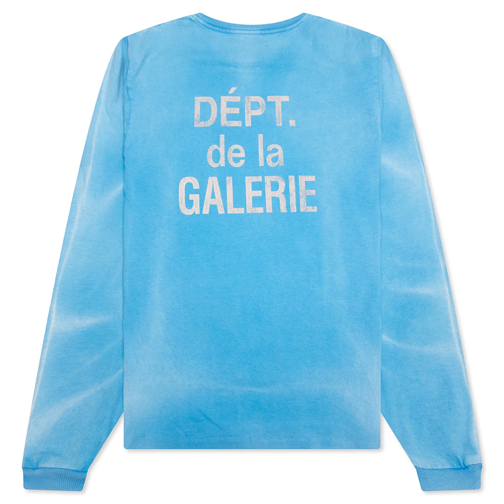 French L/S Tee - Cyan - Image 2