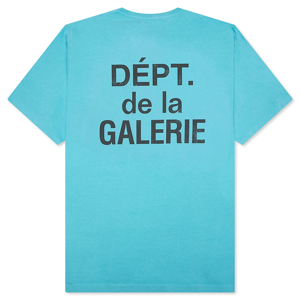 French S/S Tee - Light Teal - Image 2