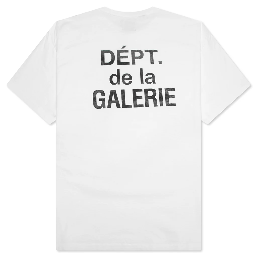 French S/S Tee - White - Image 2