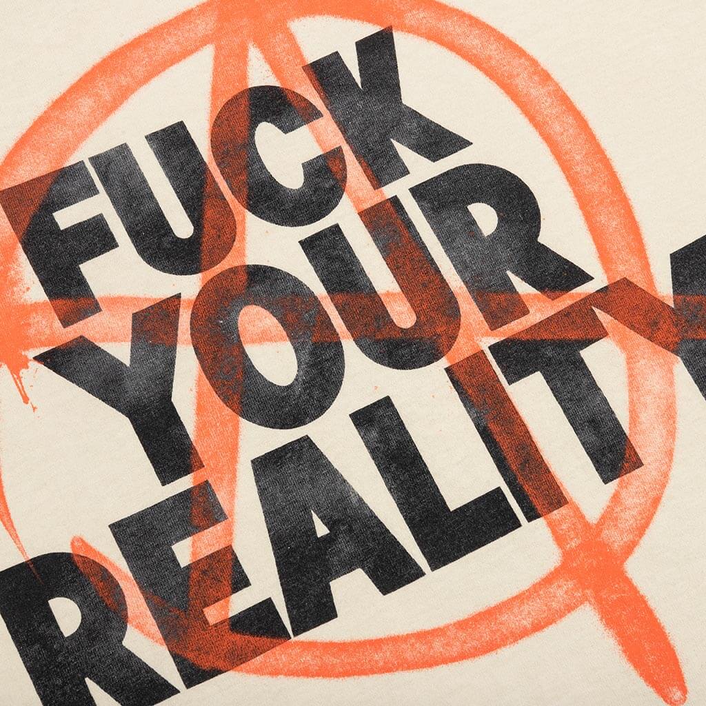 Fuck Your Reality Tee - Antique White - Image 3