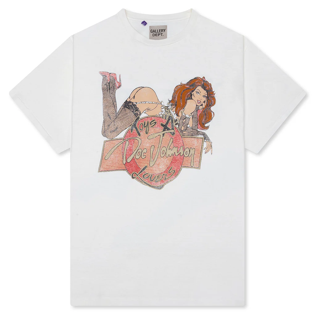 Gallery Dept. x Doc Johnson Toys 4 Love Tee - Light Archival White