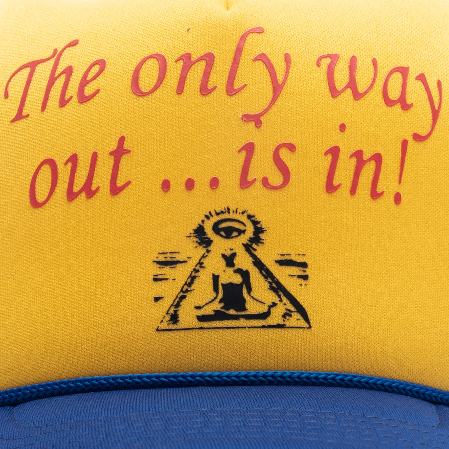 Only Way Out Trucker - Royal - Image 2