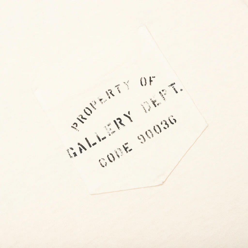 Property Of Stencil Tee - Antique White - Image 3