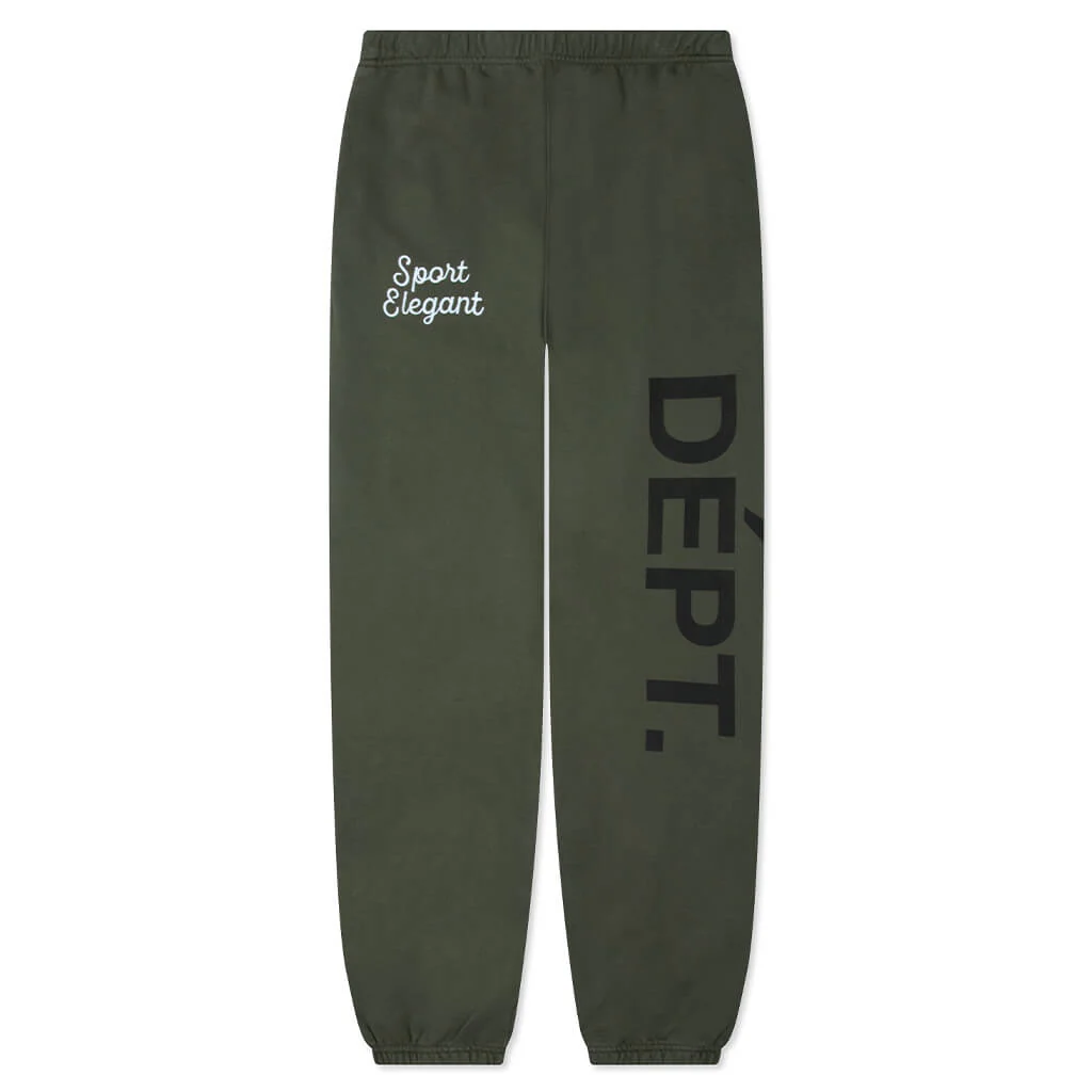 Team Dépt. Sweatpants - Faded Olive
