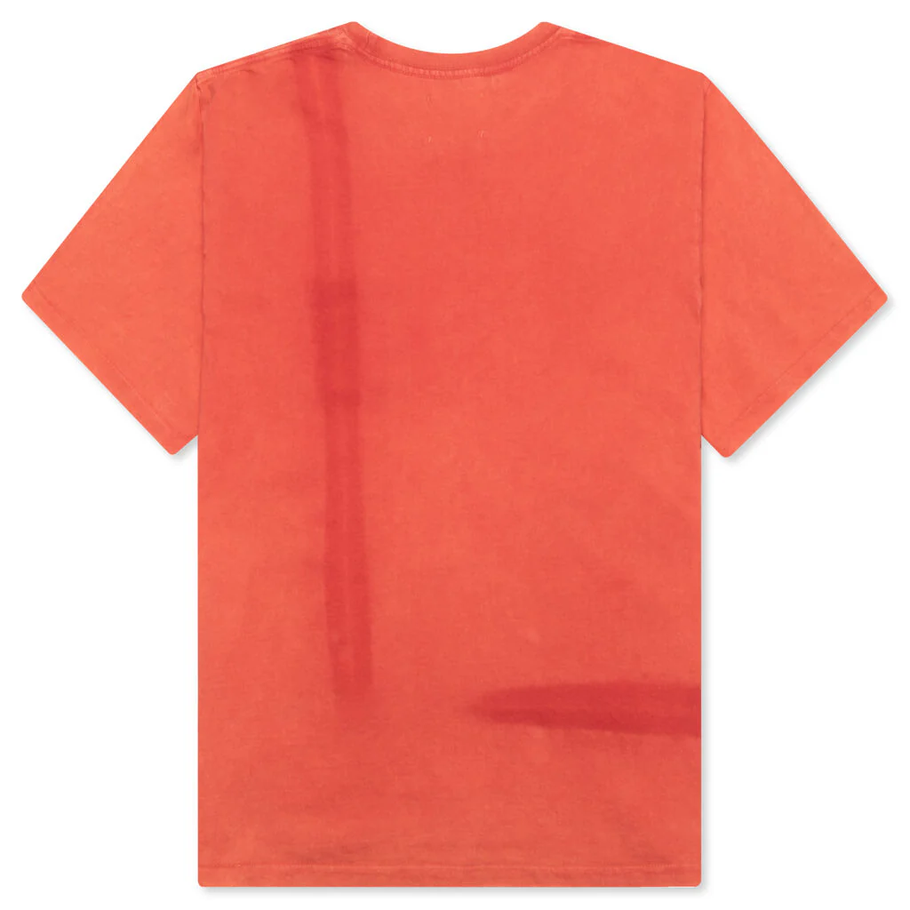 Vintage Logo Painted Tee - Red - Image 2
