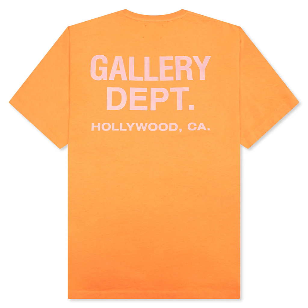 Vintage Souvenir Tee - Bright Orange - Image 2