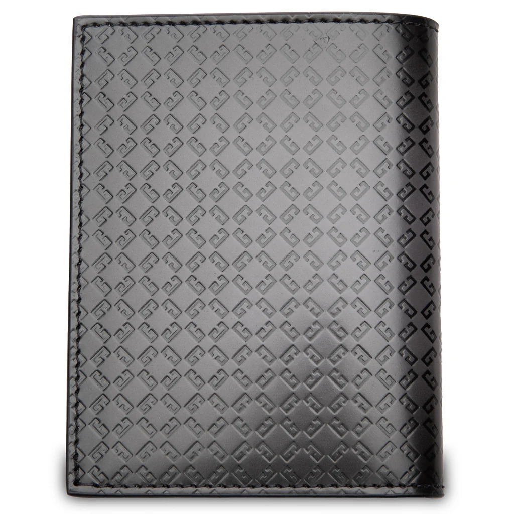 Leather 72 Monogram Card Holder - Dark Grey - Image 3