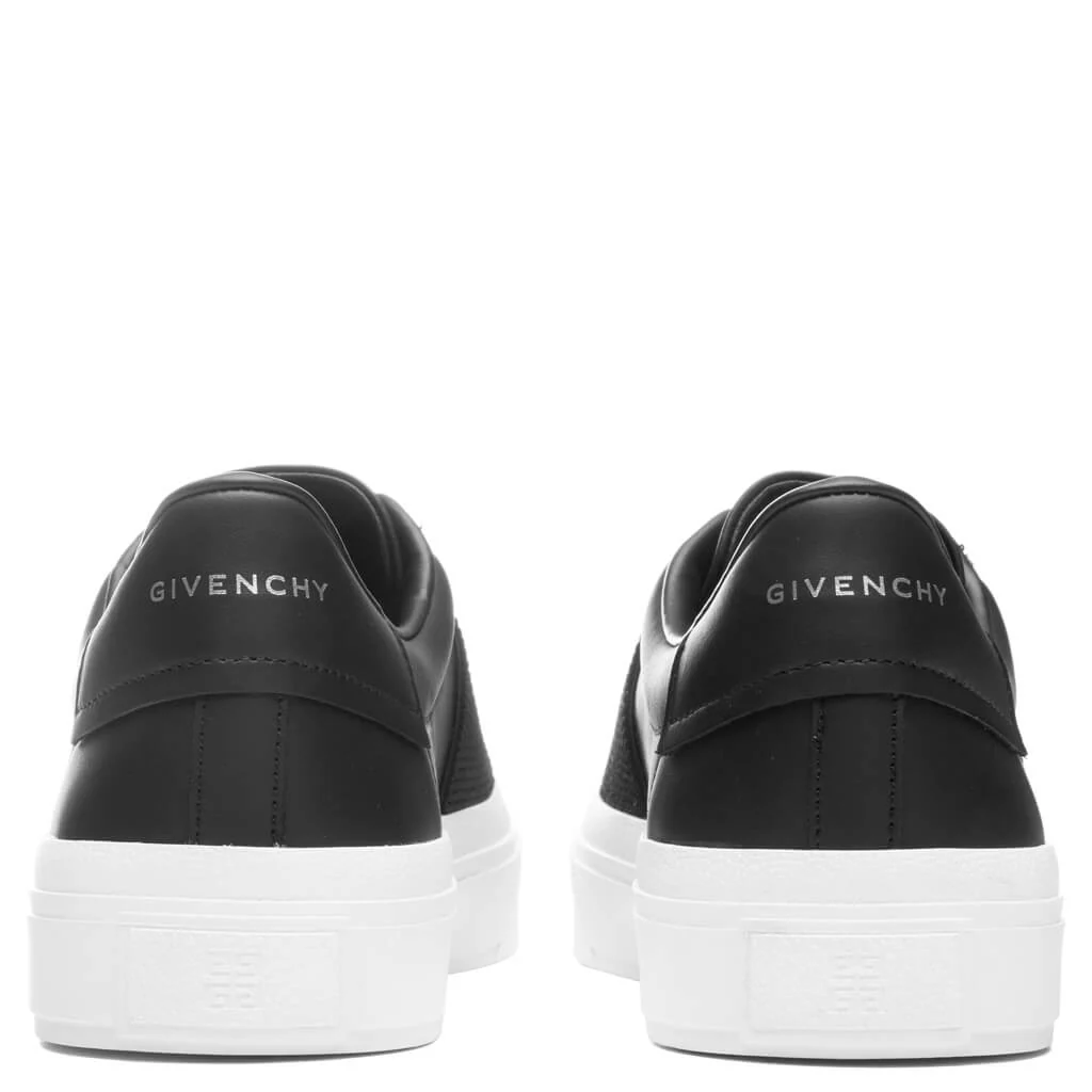City Court Sneaker With Elastic - Black - Image 4