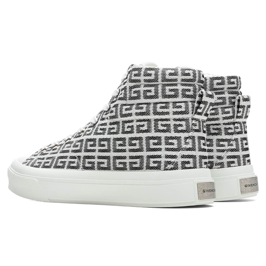 City High Top Sneaker - Black/White - Image 3